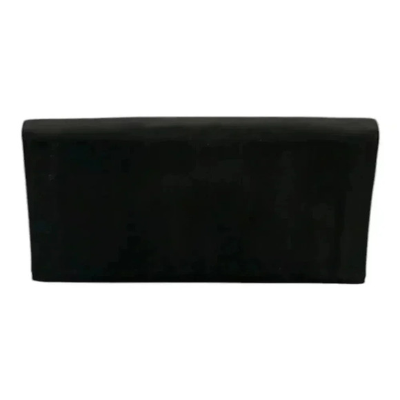 PRADA Tessuto AUTHENTIC Italian Black Nylon Continental Women’s Wallet GUC - Picture 8 of 12